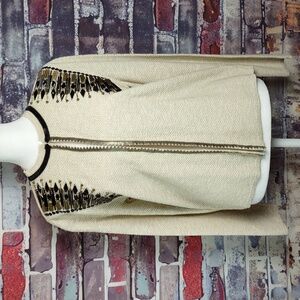 Chico's Embellished Cardigan Sweater